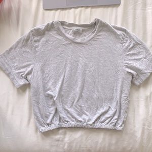 Wilfred Piaf T-shirt in Heather Light Grey